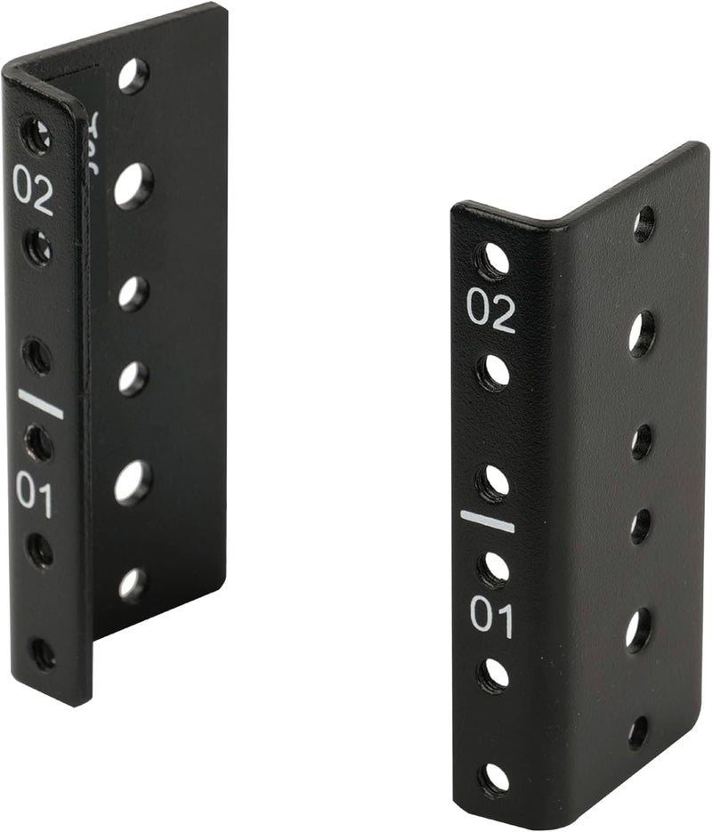 Tecmojo 2U Vertical Rack Rail Pair Kit DIY Rack Rails Kit, 12-24 Screws Included to Mount Equipment 2U-20U - Image 1